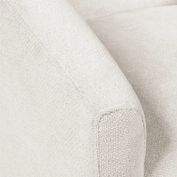 Close-up of a textured white fabric surface