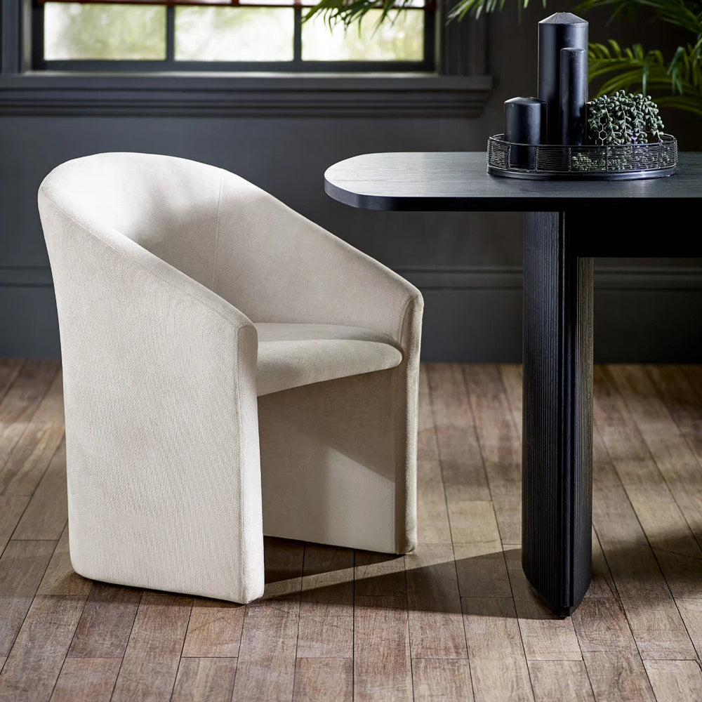 Beige chair on a white background