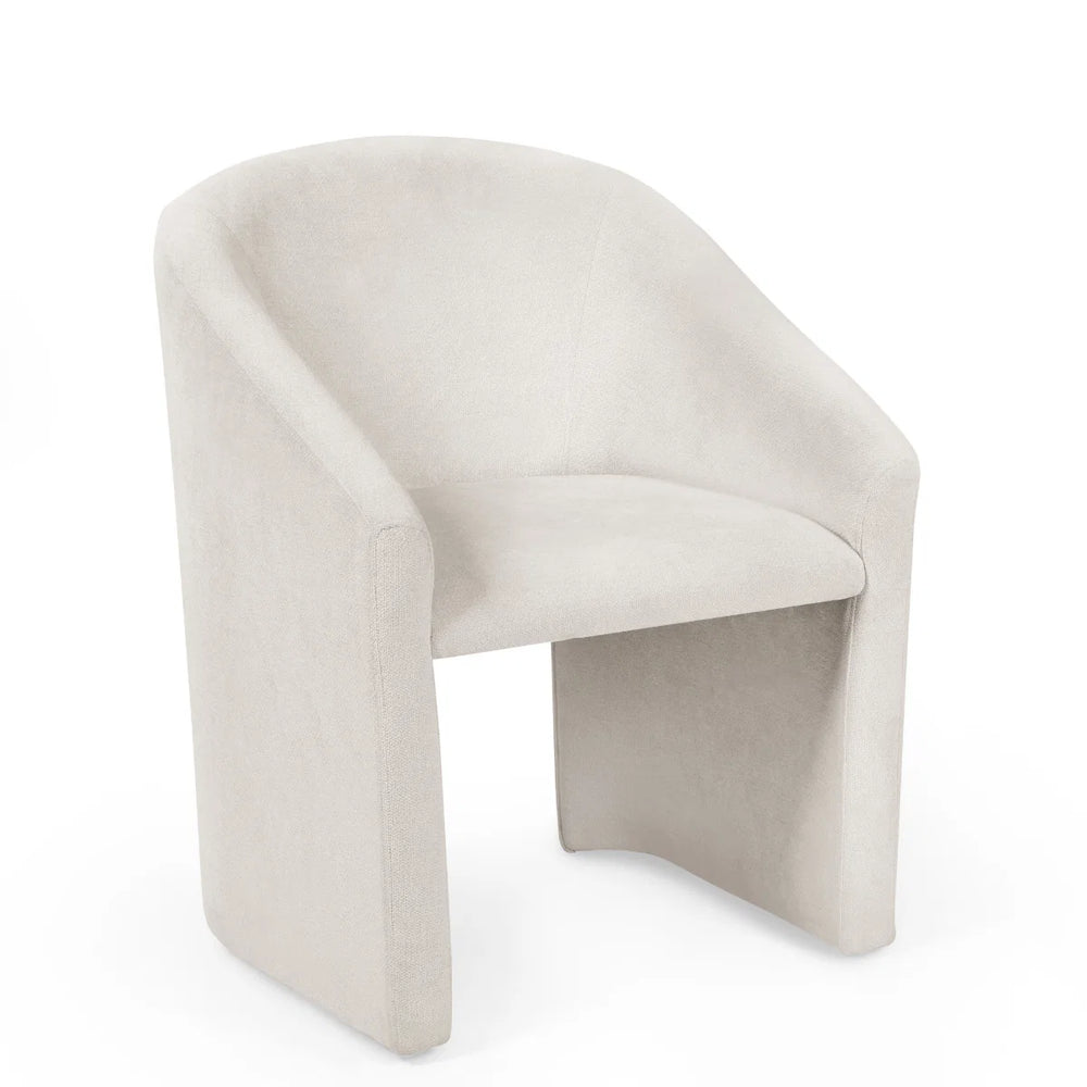 Beige chair on a white background