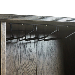 Alanya 2 door drinks cabinet close up internal detail