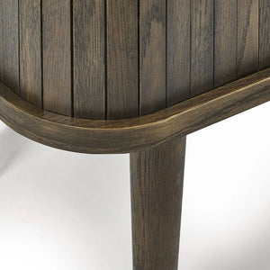 Alanya 2 door drinks cabinet leg detail