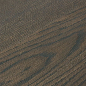Close-up of a dark brown wood texture