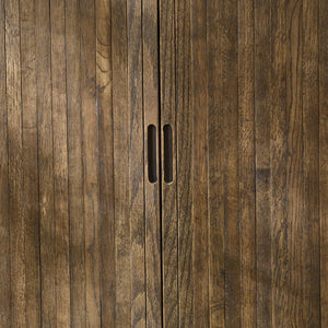 Close-up of a wooden door with a handle