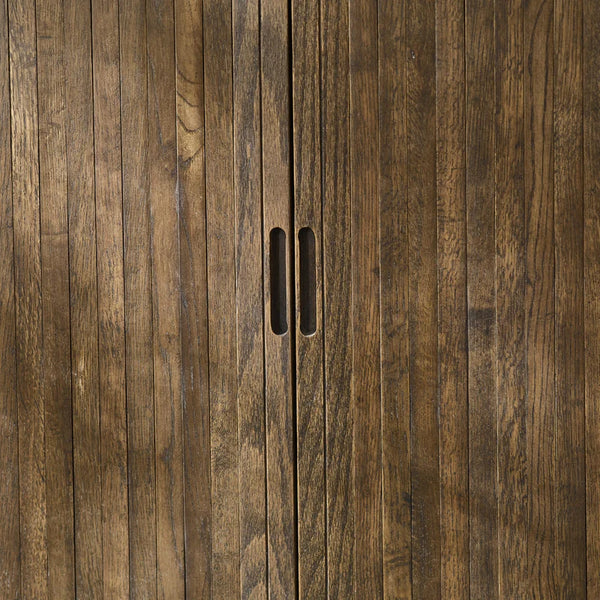 Close-up of a wooden door with a handle