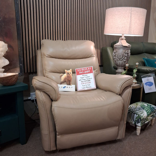 Ex-Display La-Z-Boy Alfreton Power Reclining Chair + Power Headrest