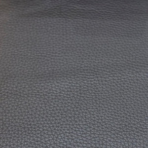 Close-up of gray leather texture