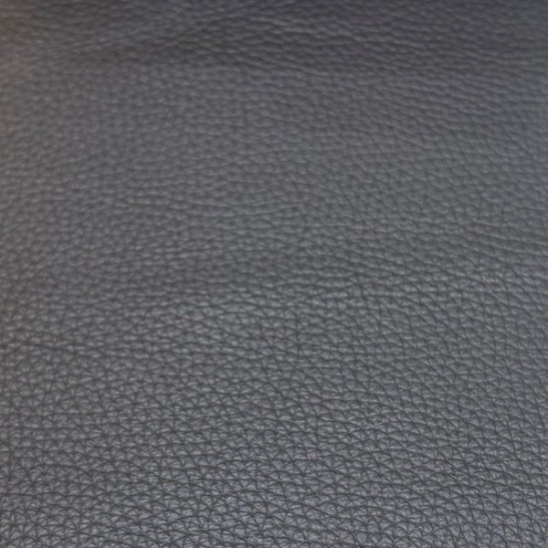 Close-up of gray leather texture