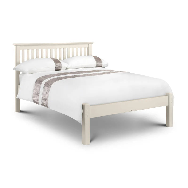 Bremen grey bedframe on white backgroound