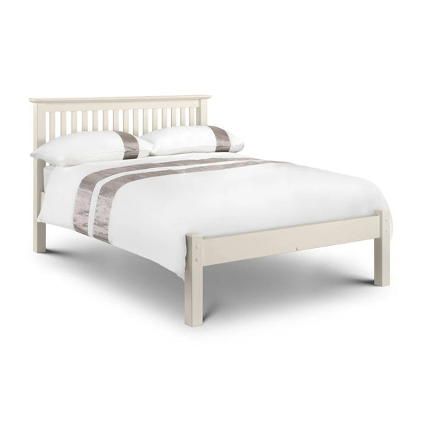 Bremen grey bedframe on white backgroound
