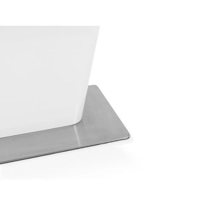 CHROME TABLE BASE  on a white background