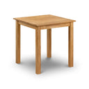 Wooden table on a white background