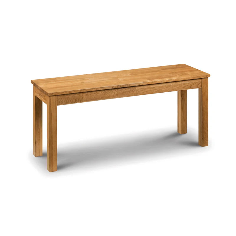 Wooden bench on a white background