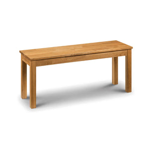 Wooden bench on a white background