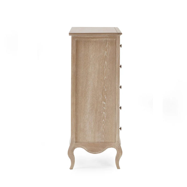 Wooden chest on a white background