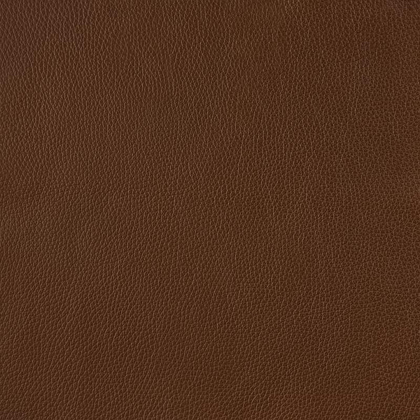 chestnut leather swatch - close up