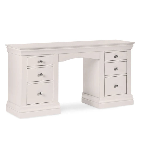 Clanton grey dressing table white background