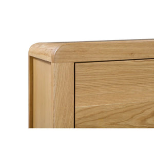 Close-up of a wooden drawer with a white background