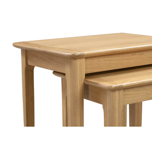 Wooden table with a white background