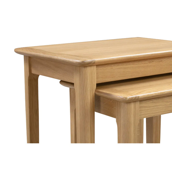 Wooden table with a white background