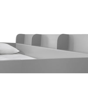 Delta grey high sleeper shelf detail white background