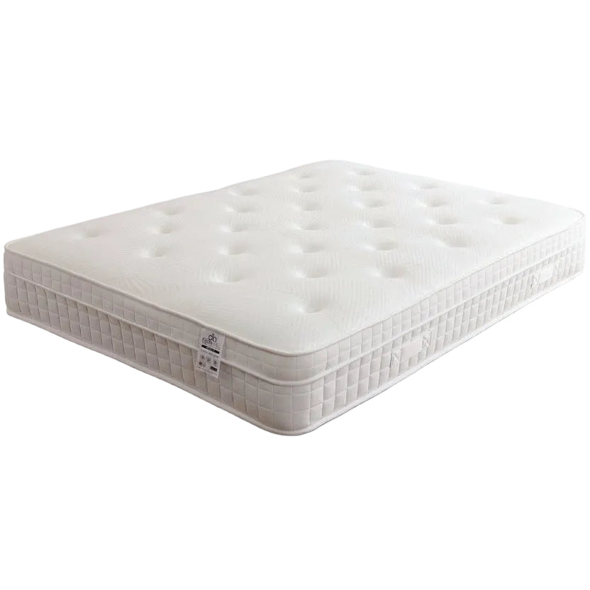 White mattress on a white background