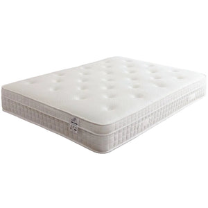 White mattress on a white background
