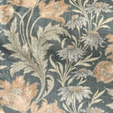 Floral patterned fabric with a dark background