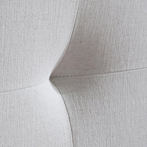 Close-up of a textured gray fabric surface