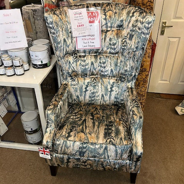 Ex-Display High Back Wing Chair