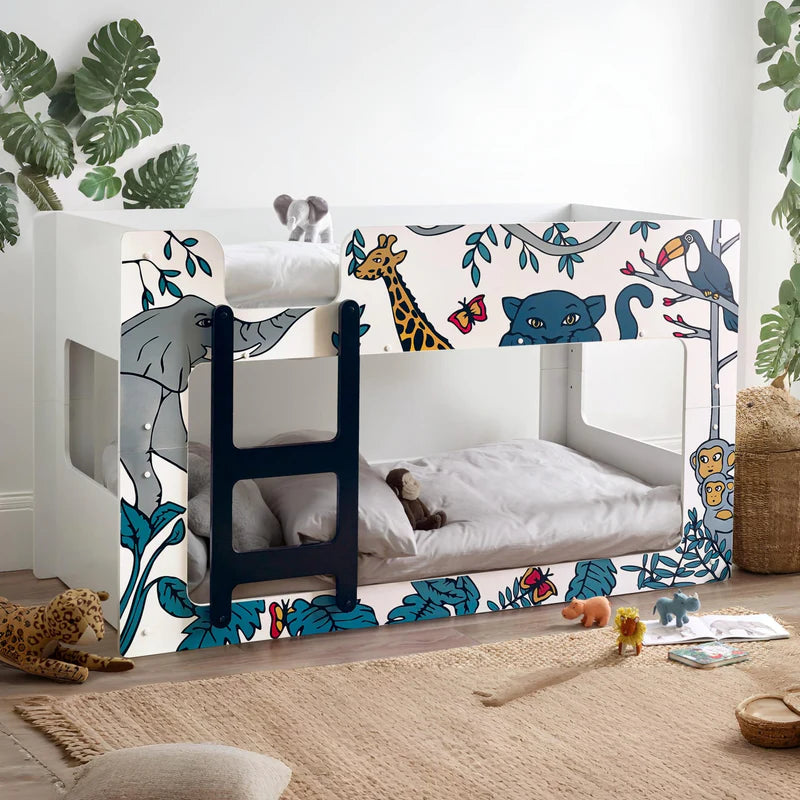Jungle bunkbed  white background