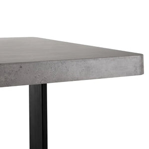 Concrete table top on a white background