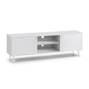 White TV stand with a clean background