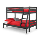 Marvin graphite triple sleeper ladder white background