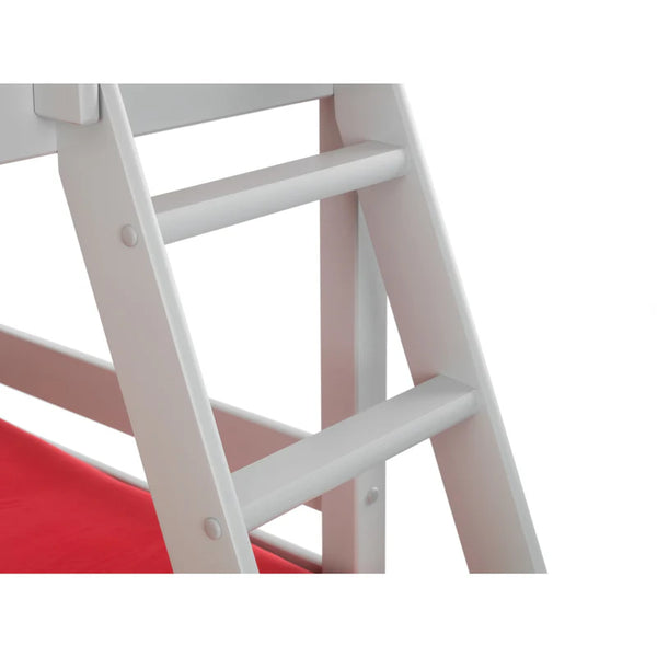 Marvin grey triple sleeper ladder detail white background