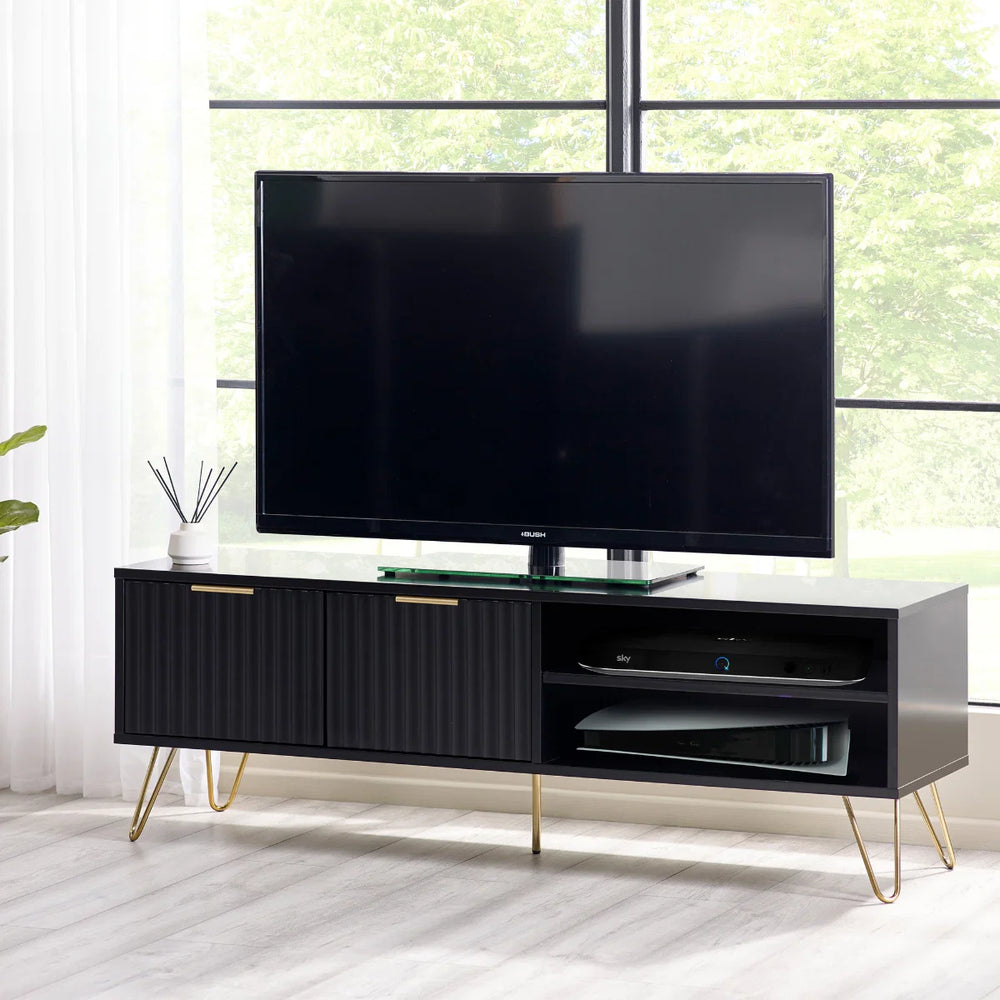 Moraine TV unit on white background