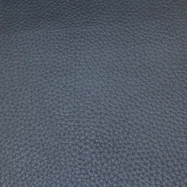 Close-up of blue leather texture