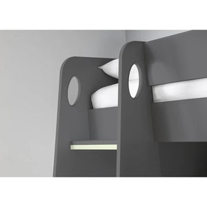 Nevada anthracite gaming bed ladder detail
