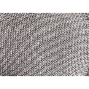 Close-up of gray textured fabric