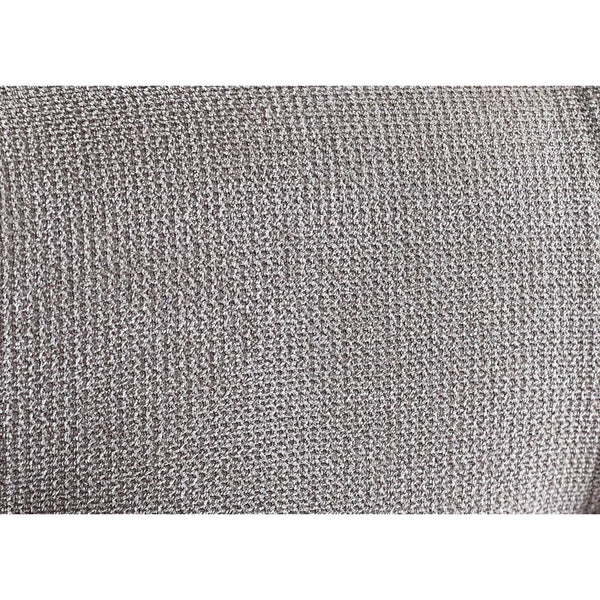 Close-up of gray textured fabric