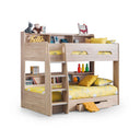 Omega oak high sleeper white background