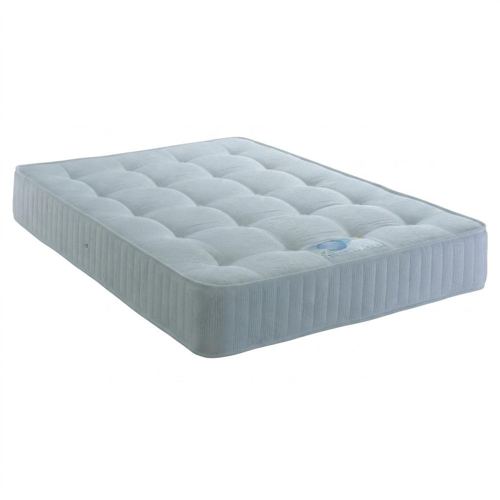 Gray mattress on a white background