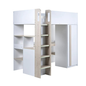 Oscar high sleeper ladder detail white background