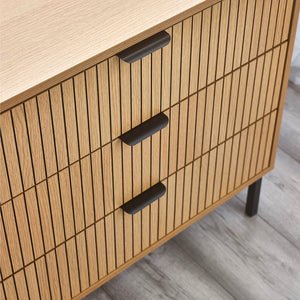Seville_3 drawer chest drawer slat front detail