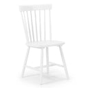 White chair on a white background