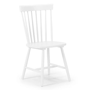 White chair on a white background