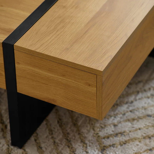 Troyes square coffee table top detail
