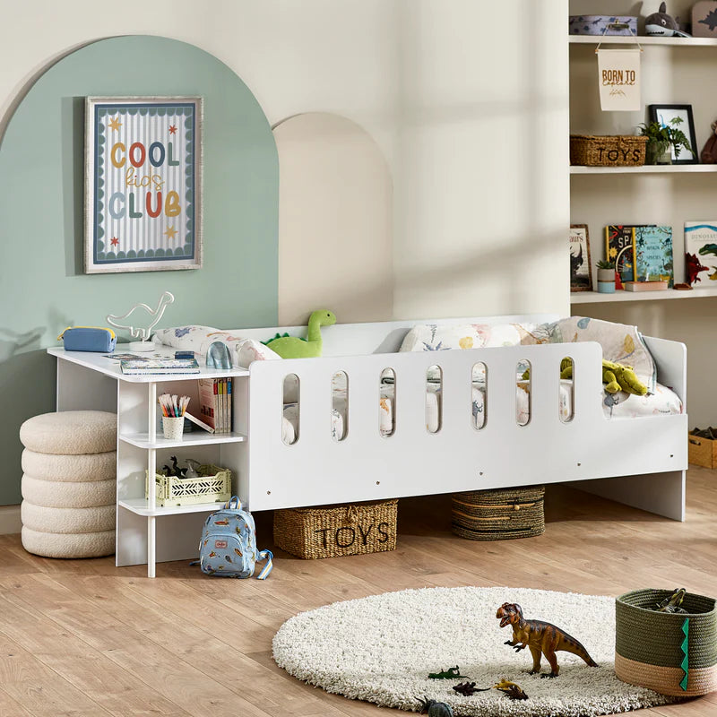 Viola bed frame on white background