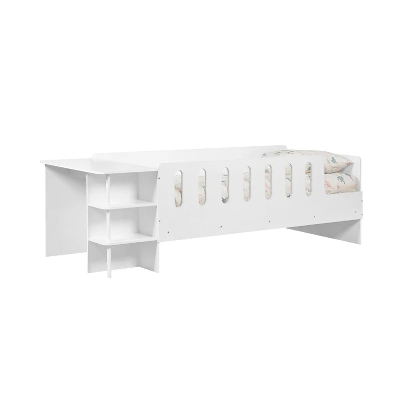 Viola bed frame on white background
