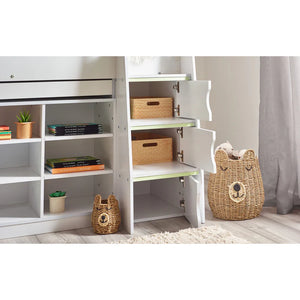 Virgo mid sleeper cupboard detail