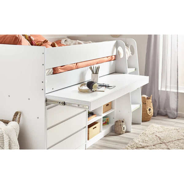 Virgo mid sleeper desk detail